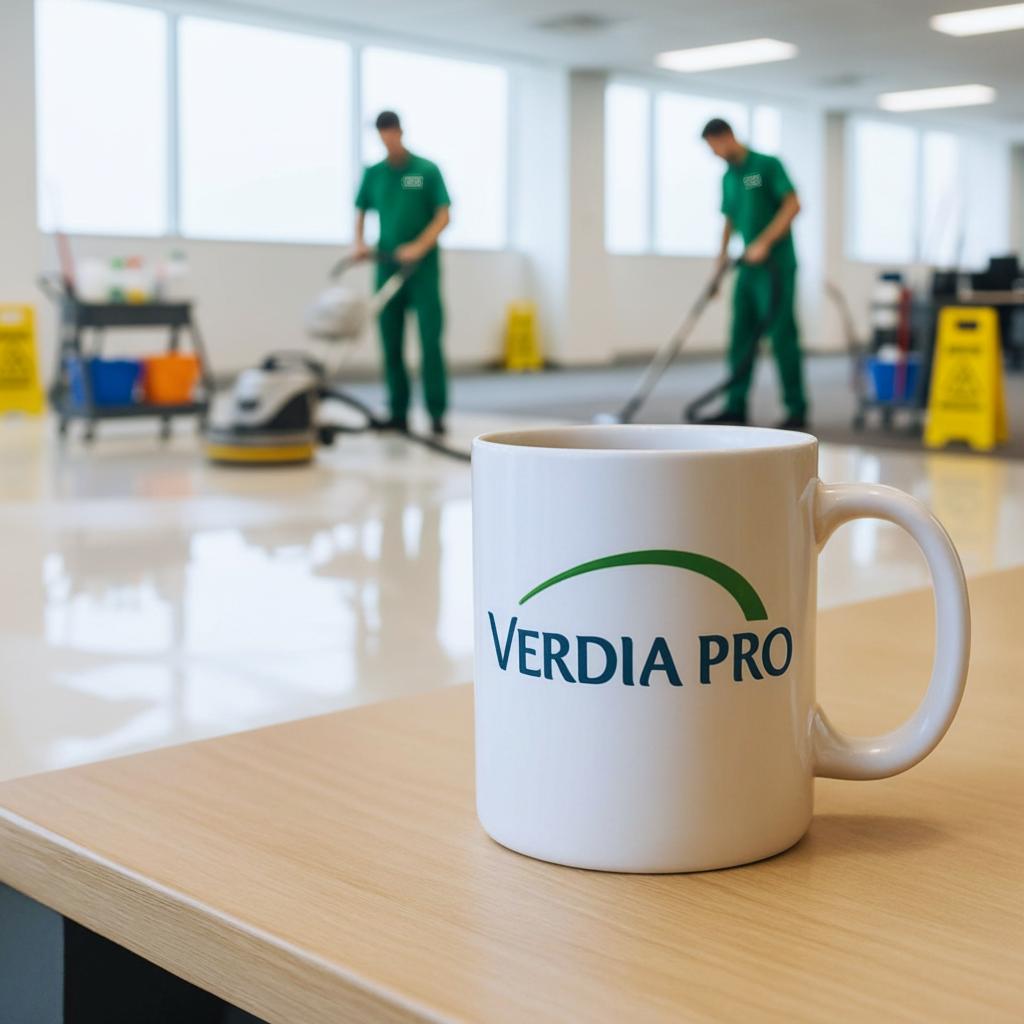 Équipe de nettoyage professionnelle Verdia Pro en intervention au Maroc